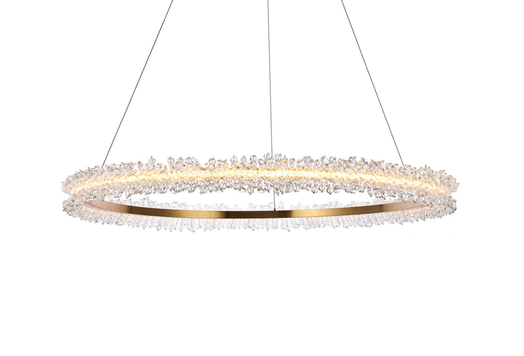 Elegant Lighting - 3506D34G - LED Pendant - Laurel - Gold