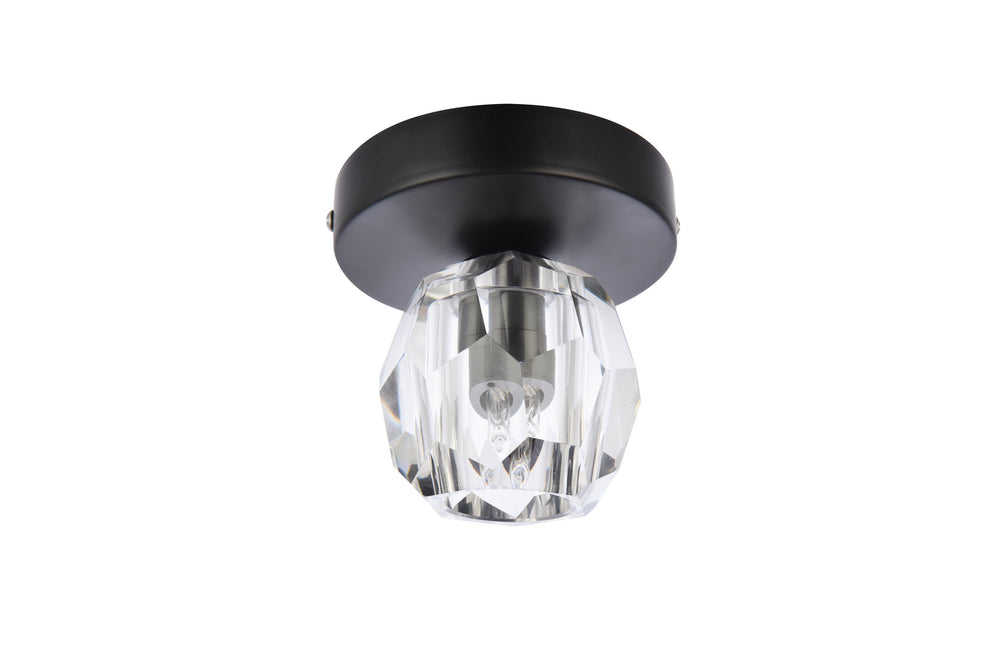 Elegant Lighting - 3505F5BK - LED Flush Mount - Eren - Black