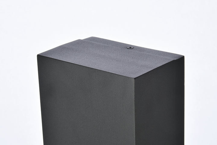 Elegant Lighting - LDOD4001BK - LED Outdoor Wall Lamp - Raine - black