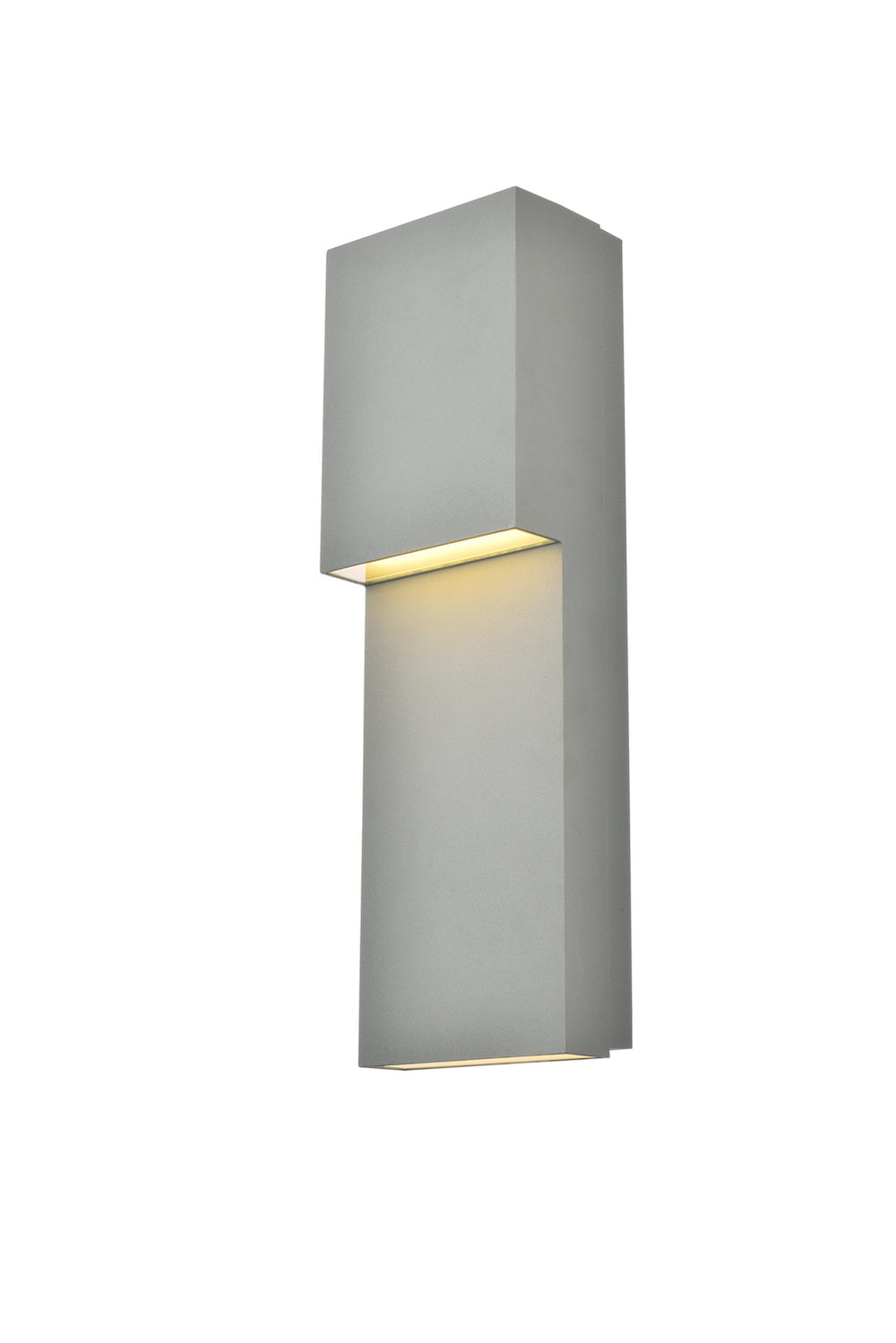 Elegant Lighting - LDOD4001S - LED Outdoor Wall Lamp - Raine - Silver