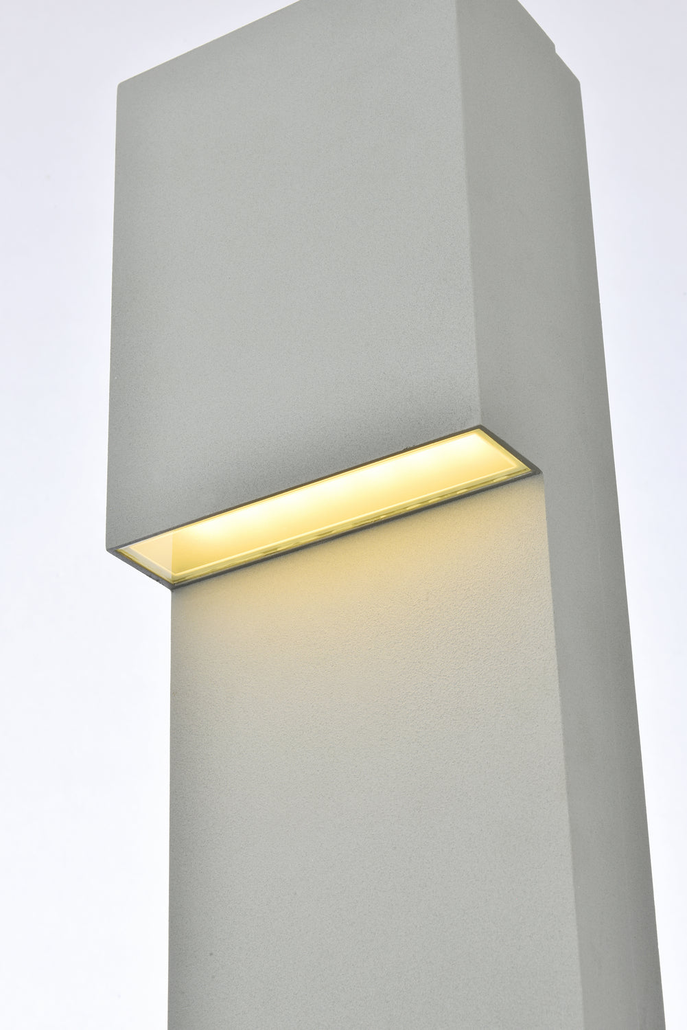 Elegant Lighting - LDOD4001S - LED Outdoor Wall Lamp - Raine - Silver