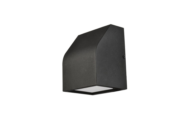 Elegant Lighting - LDOD4004BK - LED Outdoor Wall Lamp - Raine - black