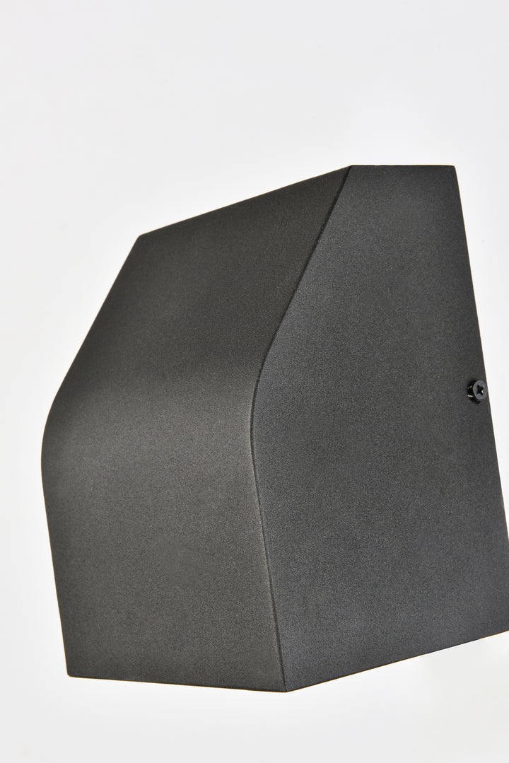 Elegant Lighting - LDOD4004BK - LED Outdoor Wall Lamp - Raine - black