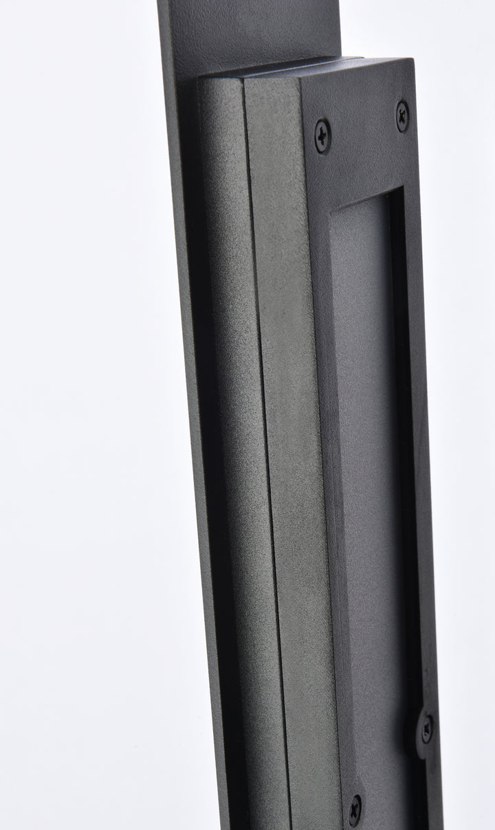 Elegant Lighting - LDOD4005BK - LED Outdoor Wall Lamp - Raine - black