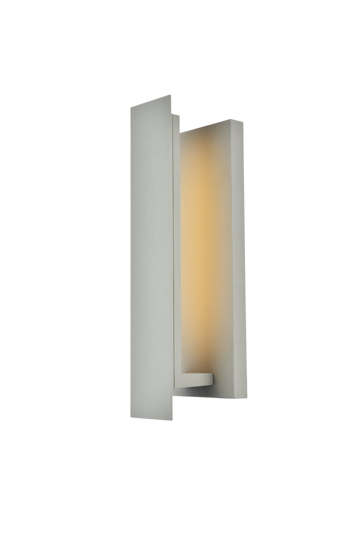 Elegant Lighting - LDOD4005S - LED Outdoor Wall Lamp - Raine - Silver