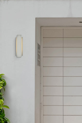 Elegant Lighting - LDOD4005S - LED Outdoor Wall Lamp - Raine - Silver