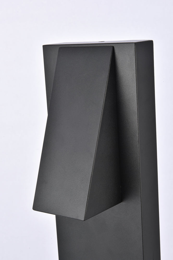 Elegant Lighting - LDOD4006BK - LED Outdoor Wall Lamp - Raine - black