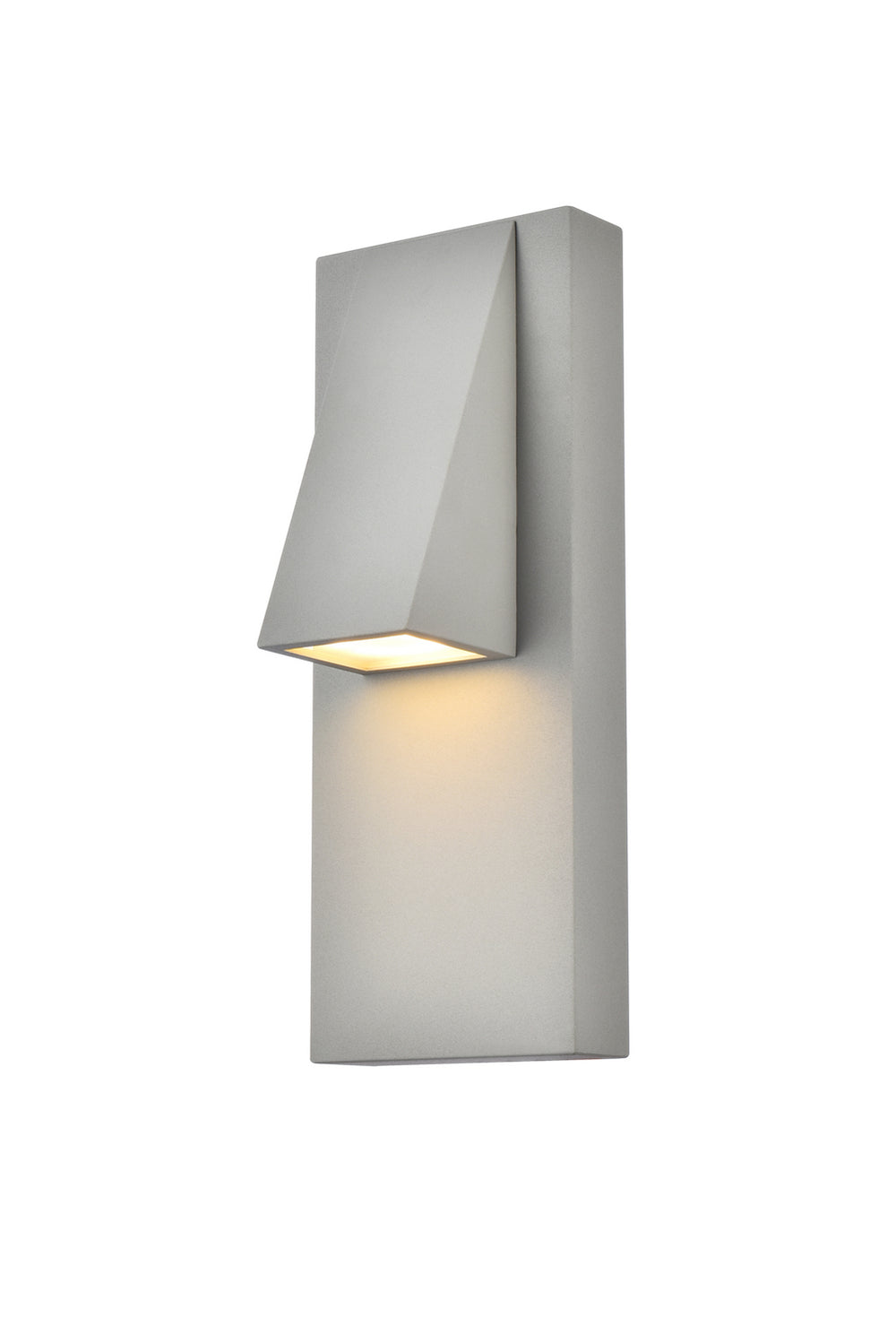 Elegant Lighting - LDOD4006S - LED Outdoor Wall Lamp - Raine - Silver
