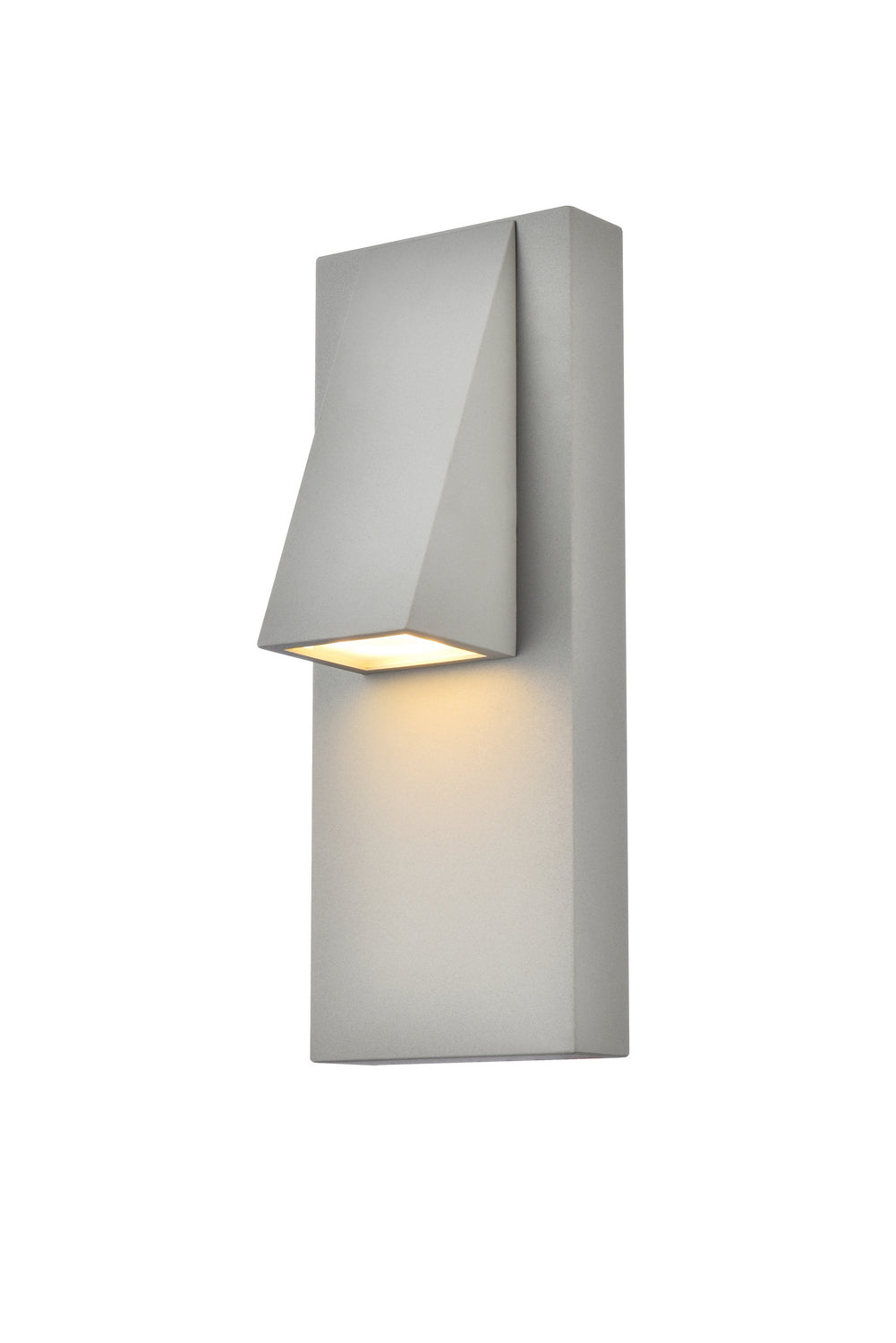 Elegant Lighting - LDOD4006S - LED Outdoor Wall Lamp - Raine - Silver