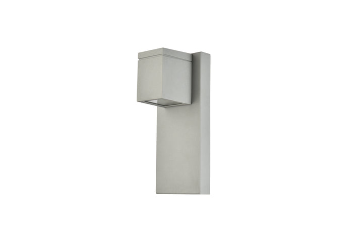 Elegant Lighting - LDOD4007S - LED Outdoor Wall Lamp - Raine - Silver