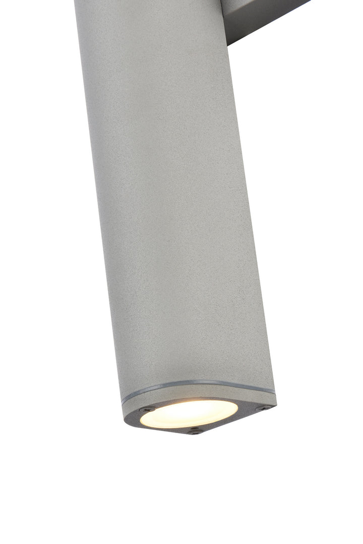 Elegant Lighting - LDOD4008S - LED Outdoor Wall Lamp - Raine - Silver