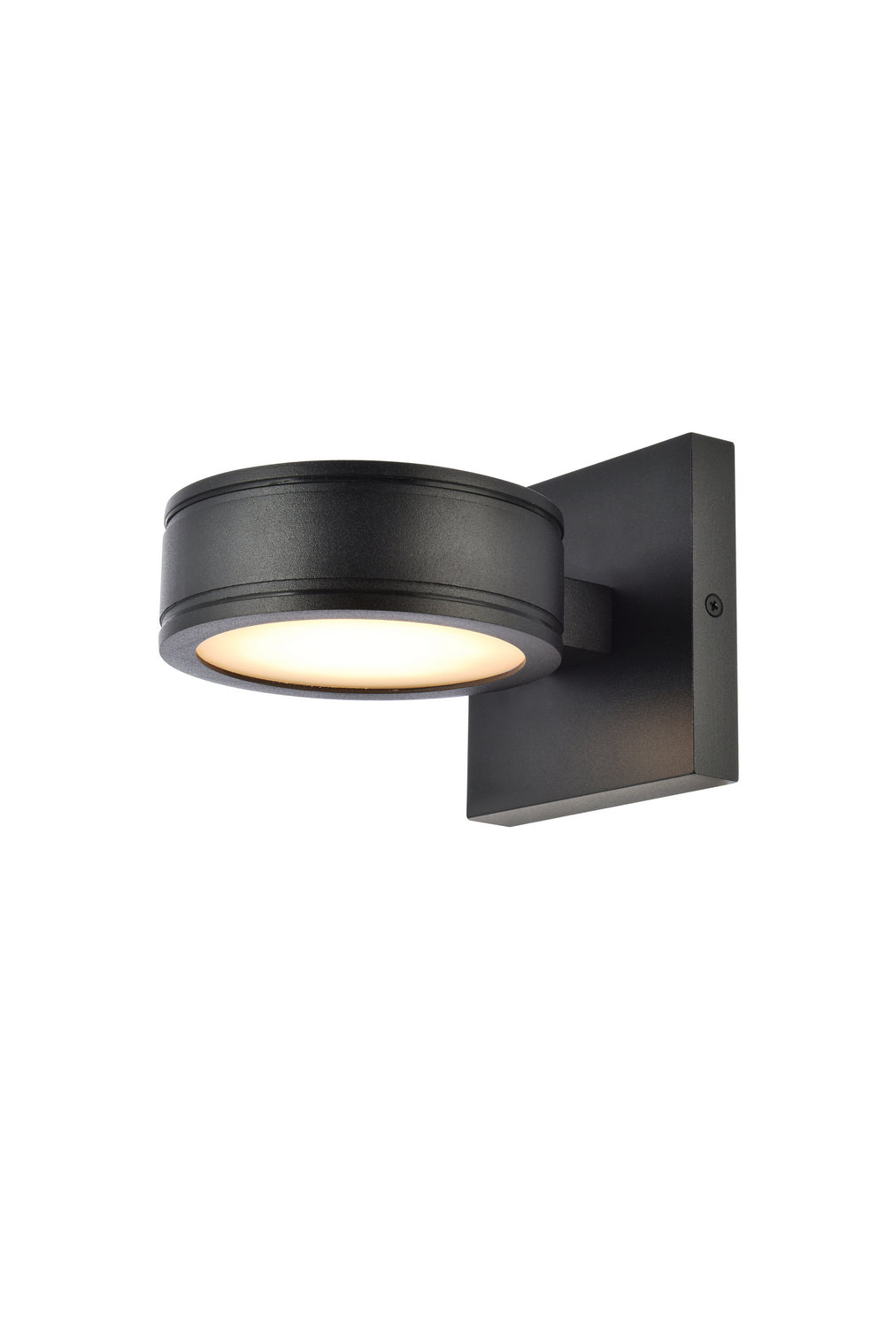 Elegant Lighting - LDOD4018BK - LED Outdoor Wall Lamp - Raine - black