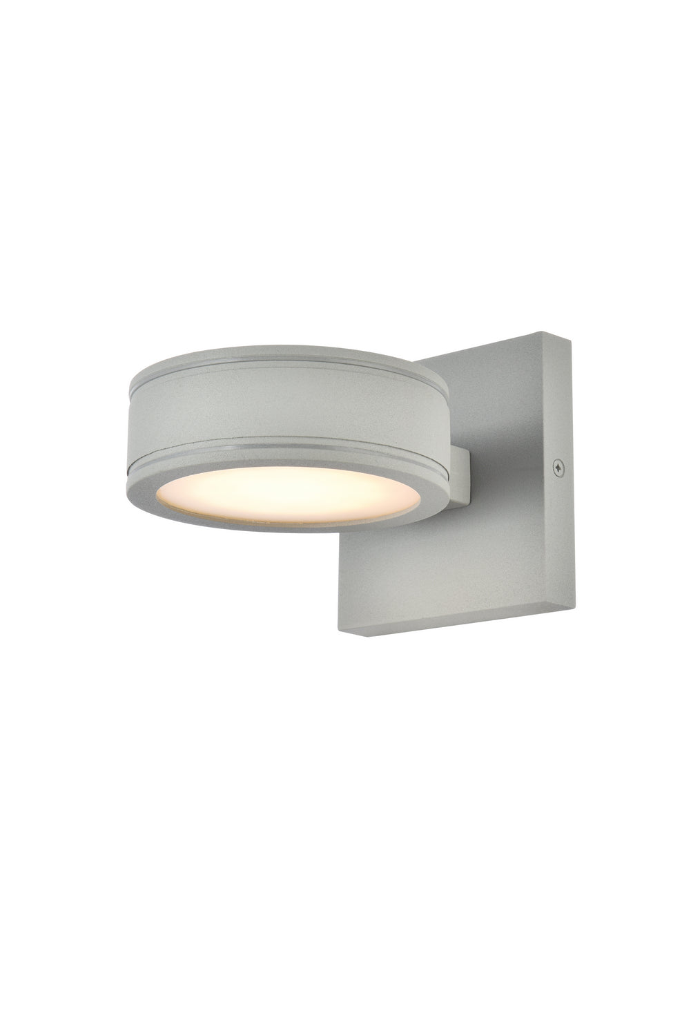 Elegant Lighting - LDOD4018S - LED Outdoor Wall Lamp - Raine - Silver