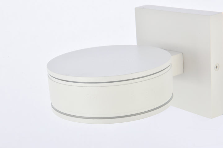 Elegant Lighting - LDOD4018WH - LED Outdoor Wall Lamp - Raine - White