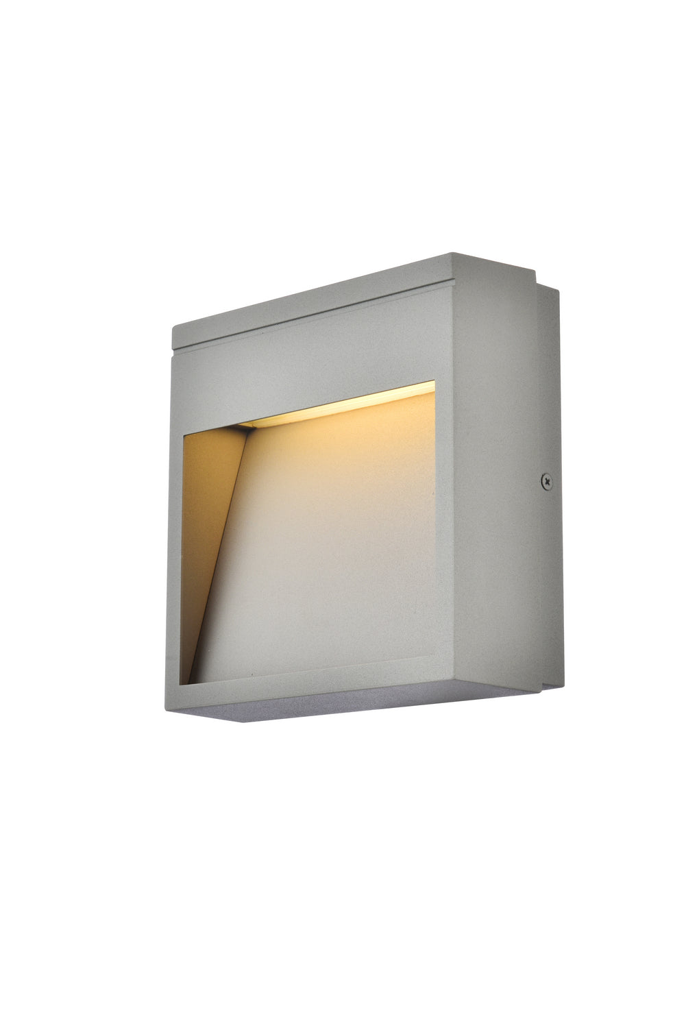 Elegant Lighting - LDOD4019S - LED Outdoor Wall Lamp - Raine - Silver