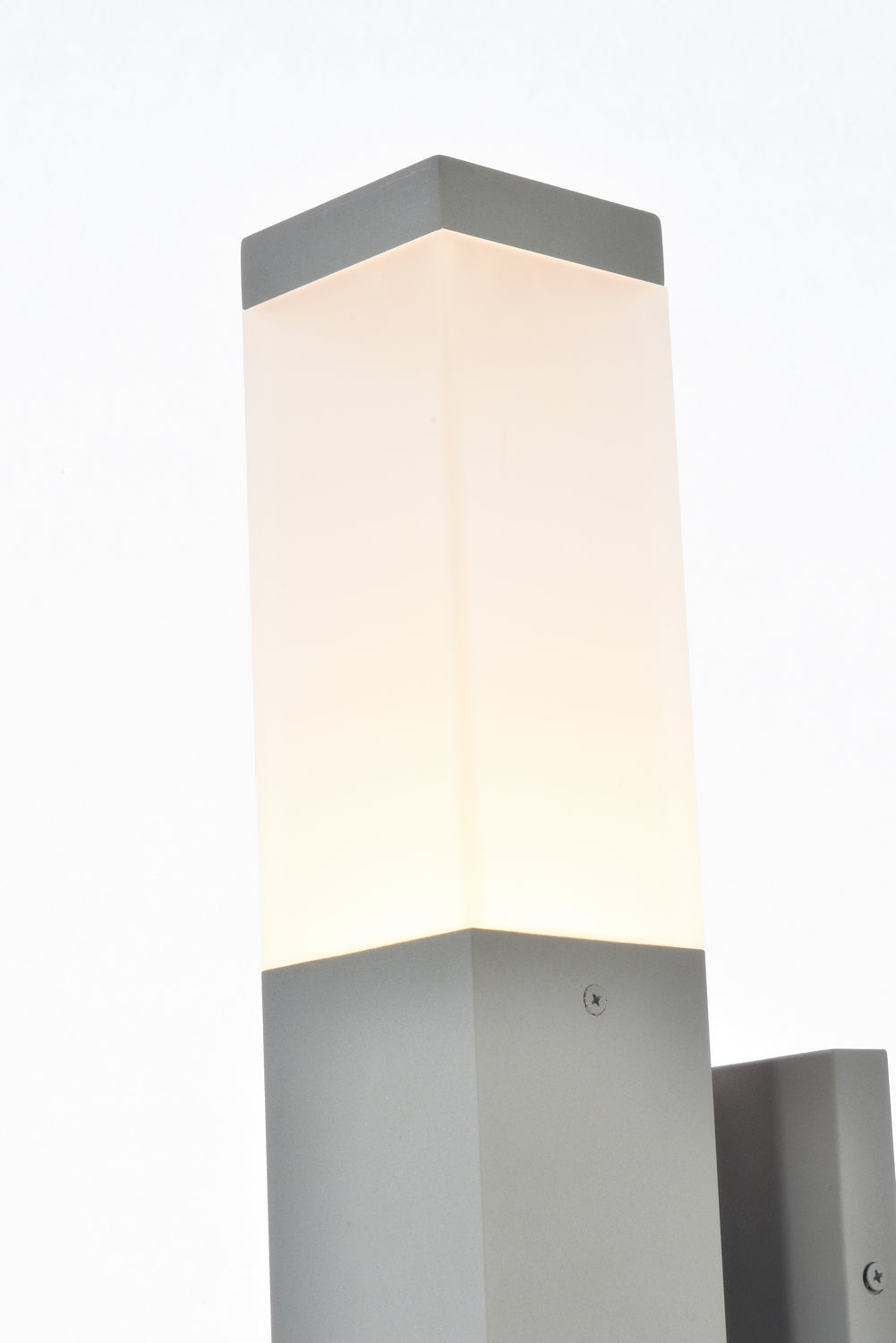 Elegant Lighting - LDOD4021S - LED Outdoor Wall Lamp - Raine - Silver