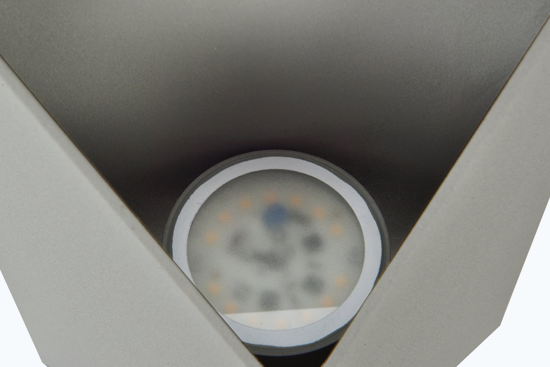 Elegant Lighting - LDOD4022S - LED Outdoor Wall Lamp - Raine - Silver