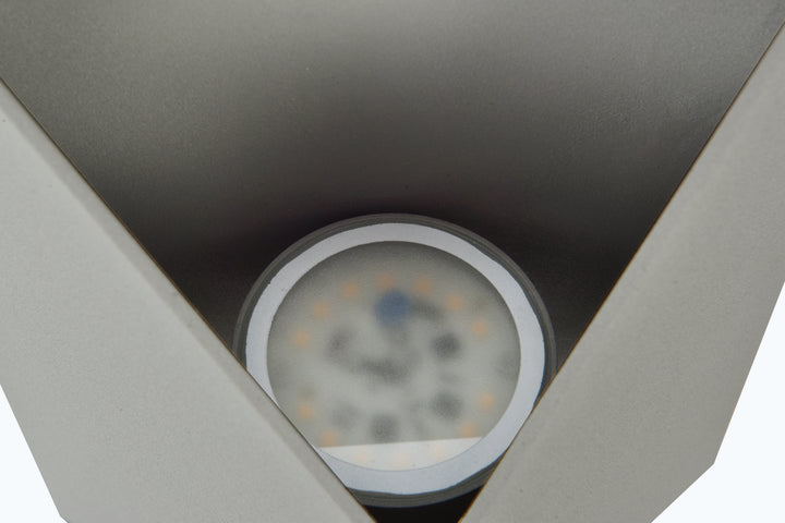 Elegant Lighting - LDOD4022S - LED Outdoor Wall Lamp - Raine - Silver