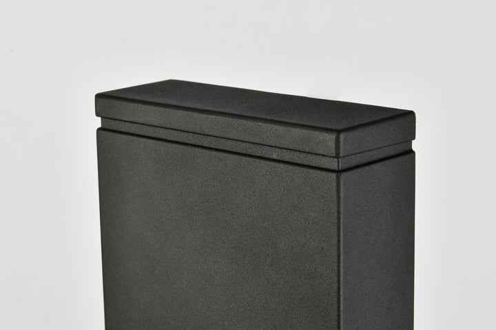 Elegant Lighting - LDOD4023BK - LED Outdoor Wall Lamp - Raine - black