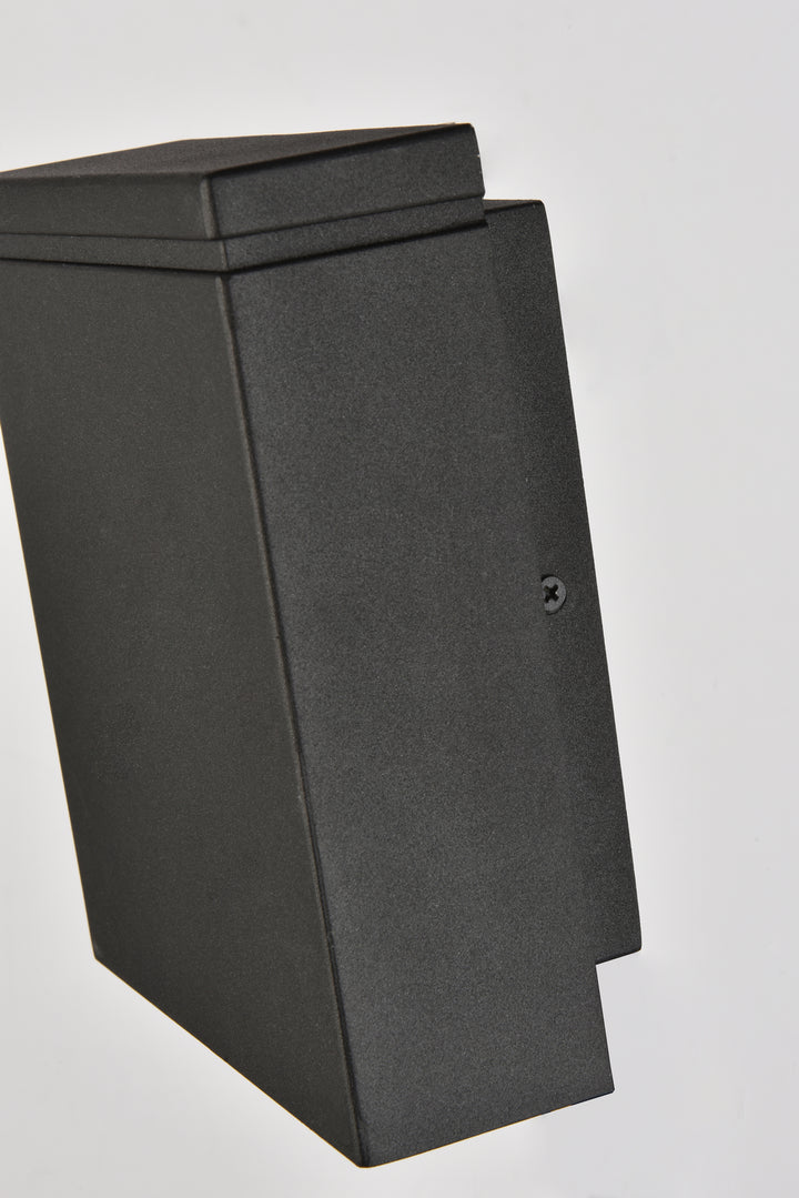 Elegant Lighting - LDOD4023BK - LED Outdoor Wall Lamp - Raine - black