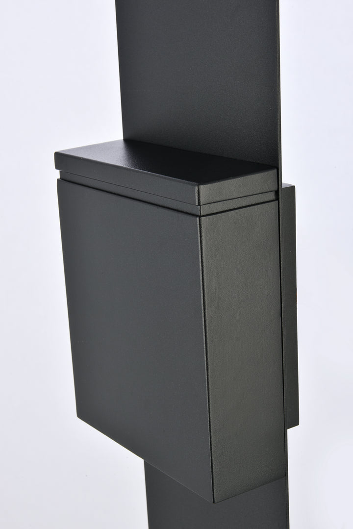 Elegant Lighting - LDOD4024BK - LED Outdoor Wall Lamp - Raine - black