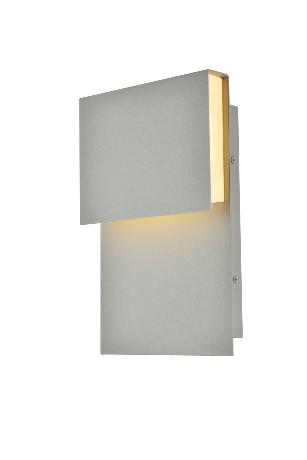 Elegant Lighting - LDOD4029S - LED Outdoor Wall Lamp - Raine - Silver