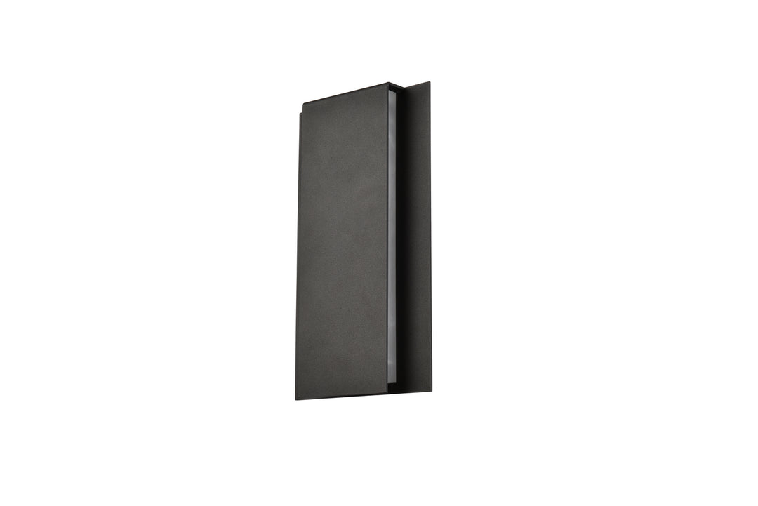 Elegant Lighting - LDOD4033BK - LED Outdoor Wall Lamp - Raine - black