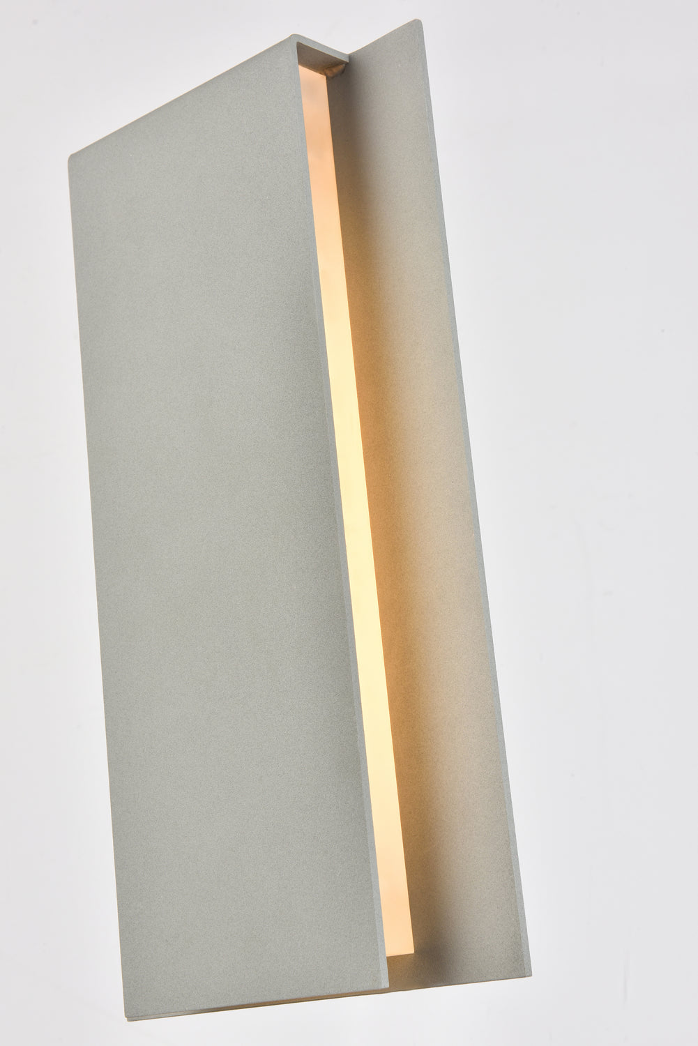 Elegant Lighting - LDOD4033S - LED Outdoor Wall Lamp - Raine - Silver