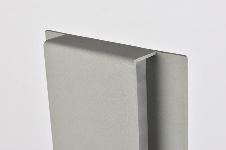 Elegant Lighting - LDOD4033S - LED Outdoor Wall Lamp - Raine - Silver