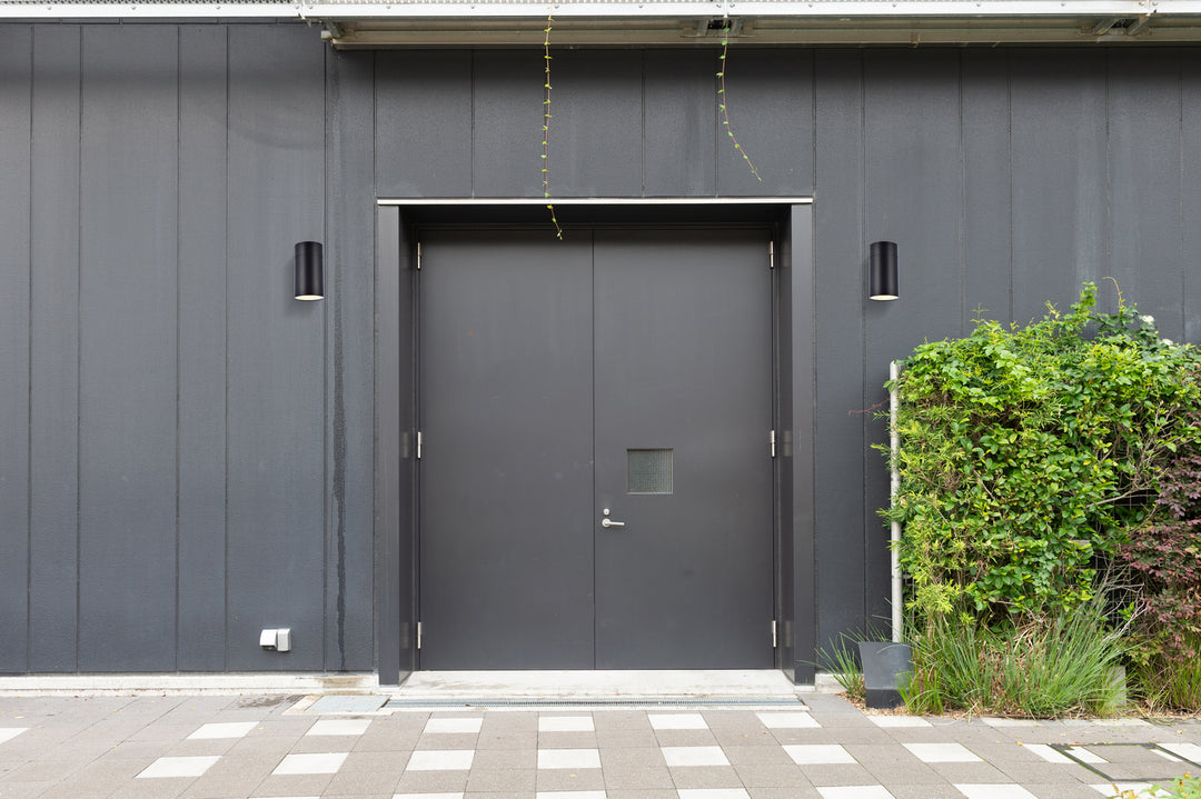 Elegant Lighting - LDOD4039BK - LED Outdoor Wall Lamp - Raine - black