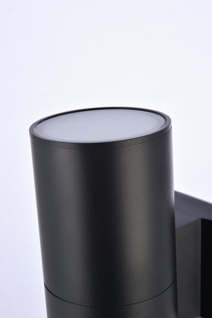 Elegant Lighting - LDOD4040BK - Outdoor Wall Mount - Raine - black