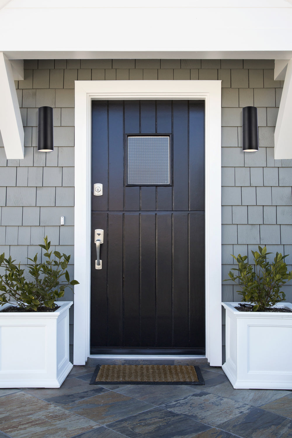 Elegant Lighting - LDOD4040BK - Outdoor Wall Mount - Raine - black