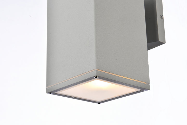 Elegant Lighting - LDOD4041S - Outdoor Wall Mount - Raine - Silver