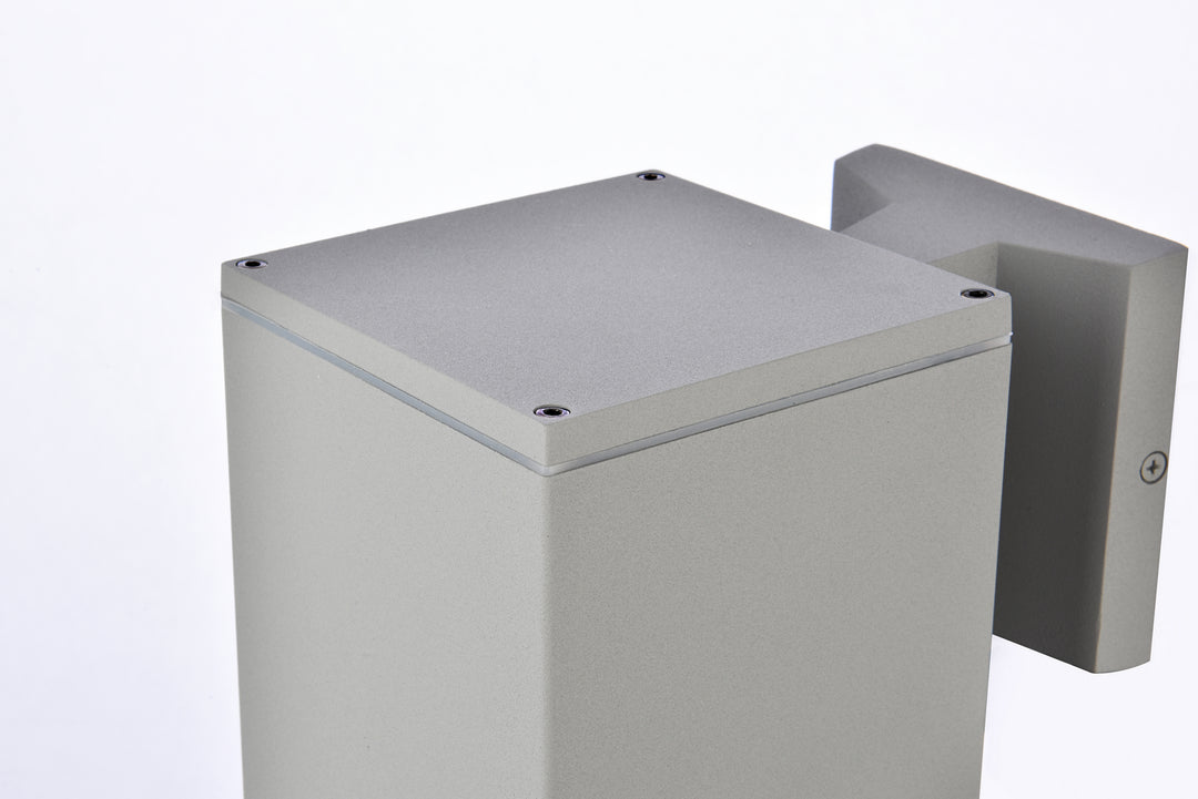 Elegant Lighting - LDOD4041S - Outdoor Wall Mount - Raine - Silver