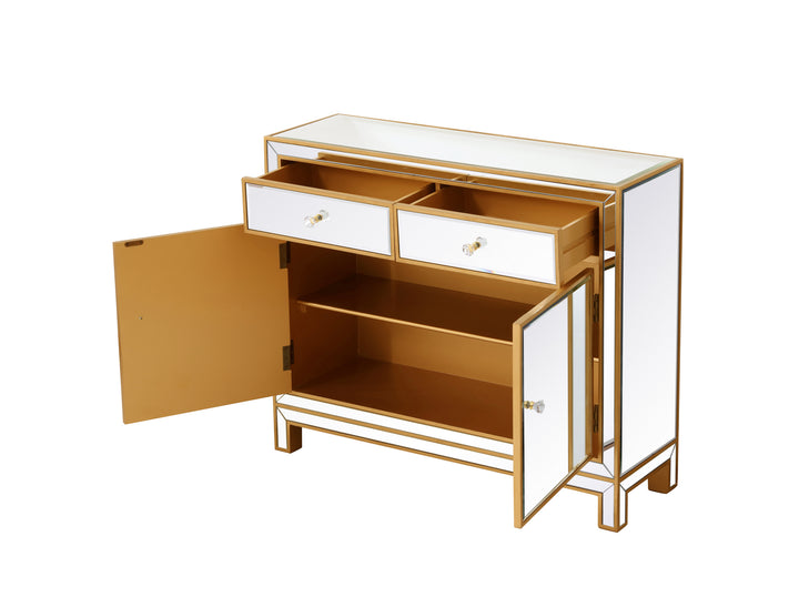 Elegant Lighting - MF72002G - Nightstand - REFLEXION - Antique gold