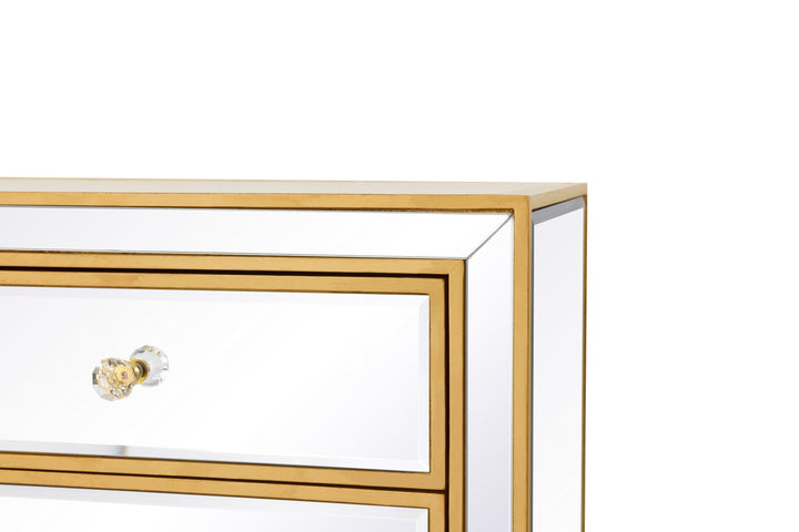 Elegant Lighting - MF72002G - Nightstand - REFLEXION - Antique gold