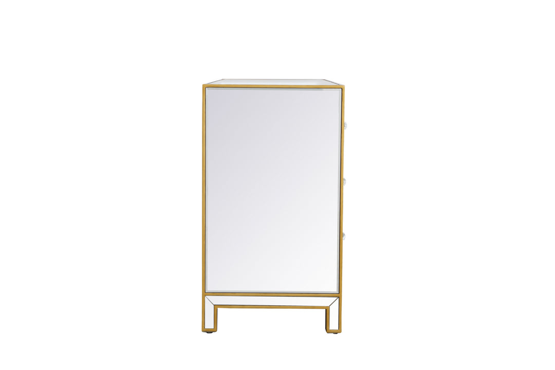 Elegant Lighting - MF72017G - Dresser - REFLEXION - Antique gold