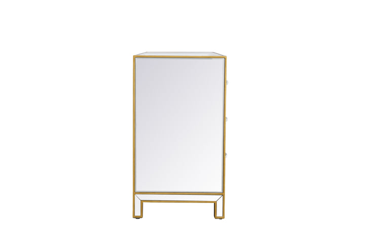 Elegant Lighting - MF72017G - Dresser - REFLEXION - Antique gold