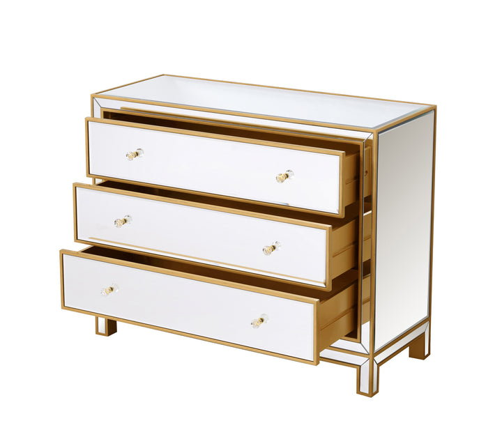 Elegant Lighting - MF72019G - Chest - REFLEXION - Antique gold