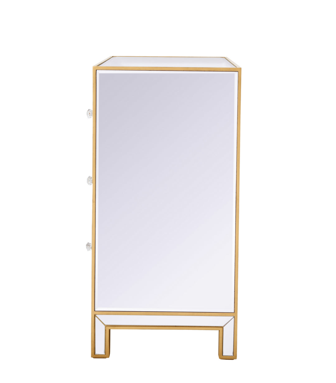 Elegant Lighting - MF72019G - Chest - REFLEXION - Antique gold