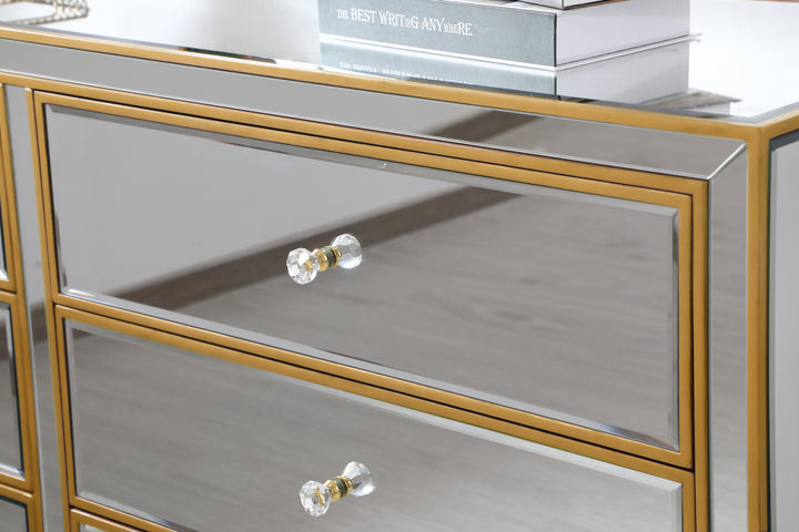 Elegant Lighting - MF72036G - Dresser - REFLEXION - Antique gold