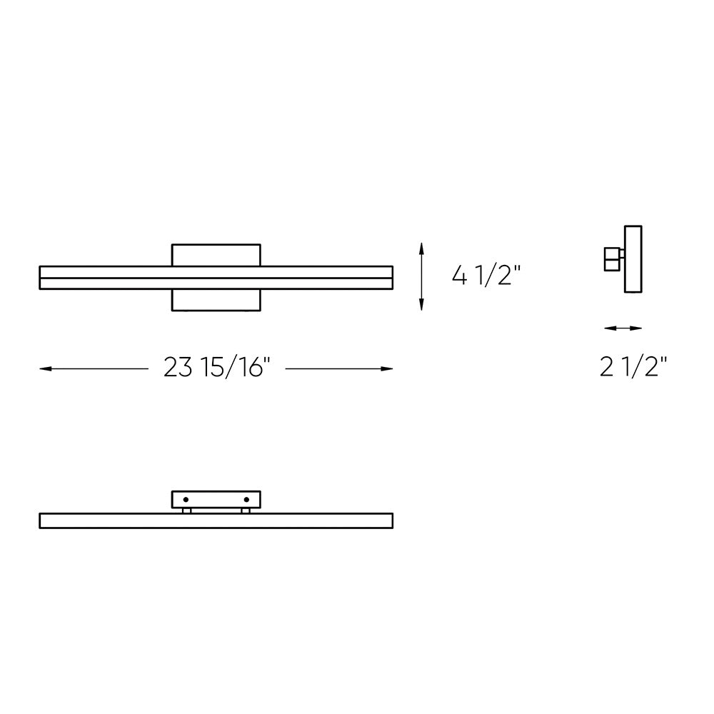 Dals - LEDVAN003-CC-24CH - LED Vanity - Lyra - CH