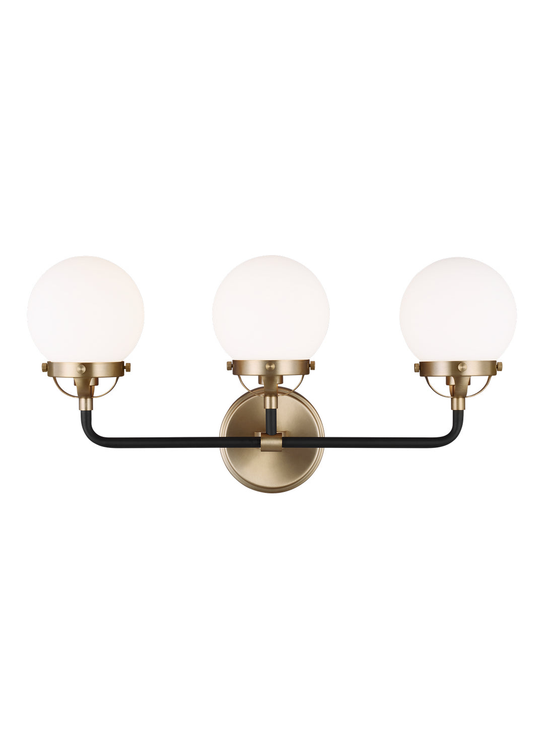 Visual Comfort Studio Canada - 4487903EN-848 - Three Light Wall / Bath - Cafe - Satin Brass
