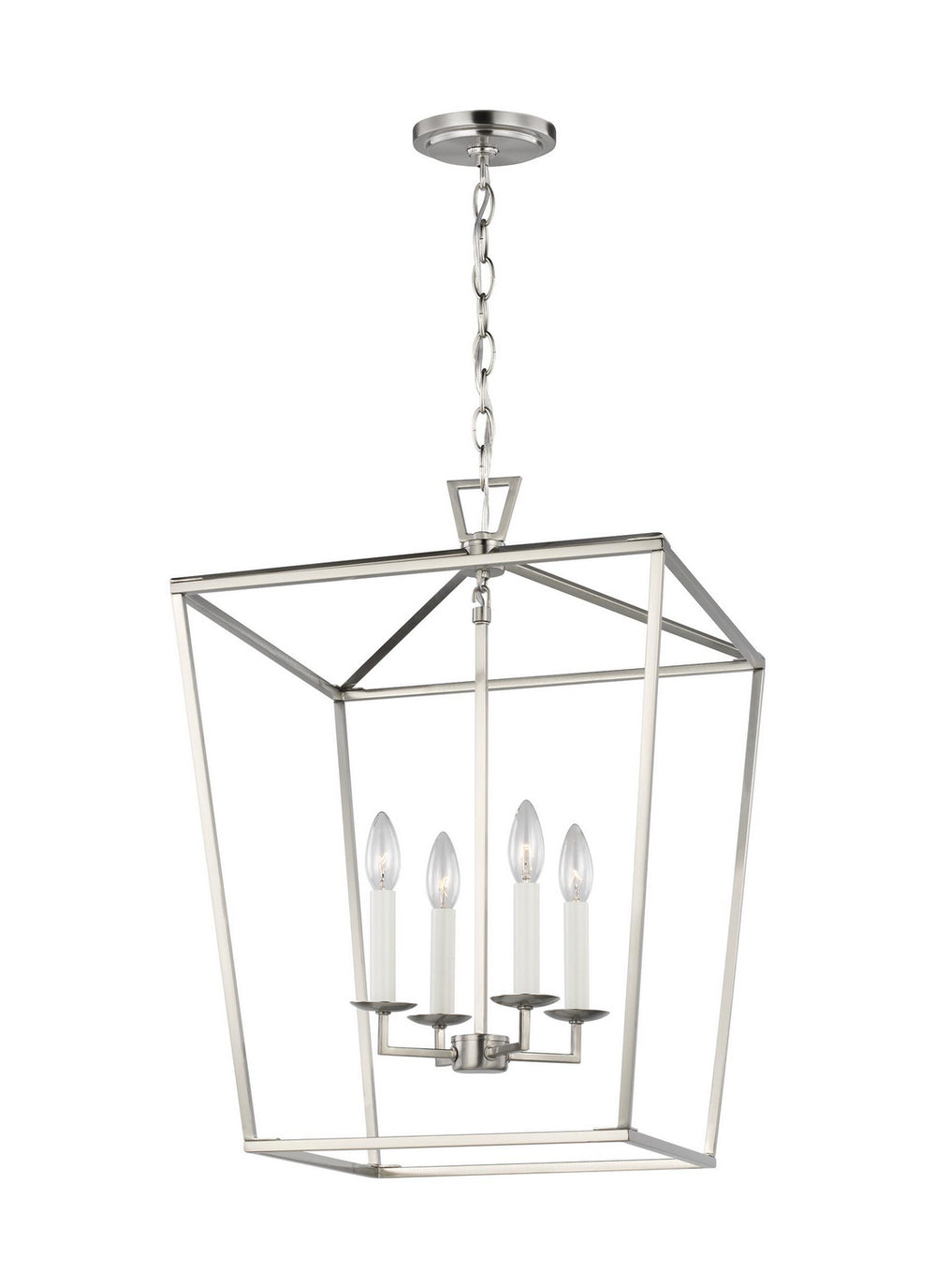 Visual Comfort Studio Canada - 5392604EN-962 - Four Light Lantern - Dianna - Brushed Nickel