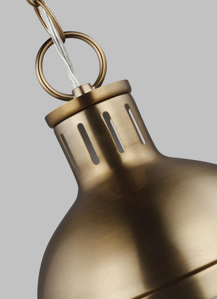 Visual Comfort Studio Canada - 6177101EN3-848 - One Light Mini Pendant - Hanks - Satin Brass