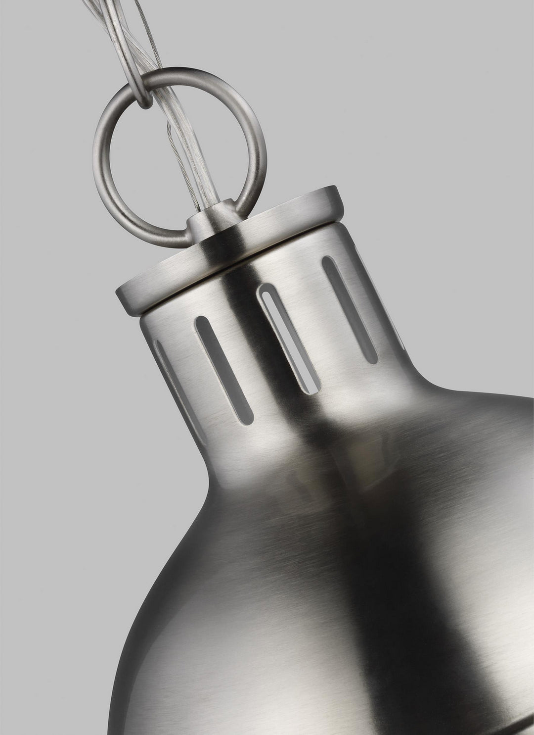 Visual Comfort Studio Canada - 6177101EN3-962 - One Light Mini Pendant - Hanks - Brushed Nickel