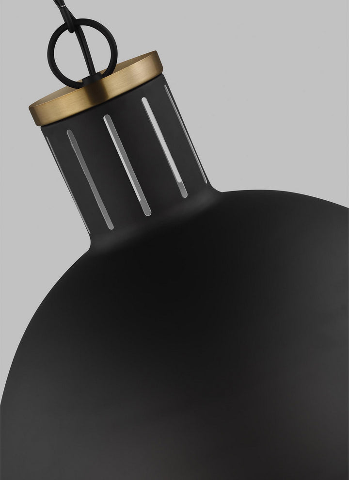 Visual Comfort Studio Canada - 6677101EN3-112 - One Light Pendant - Hanks - Midnight Black