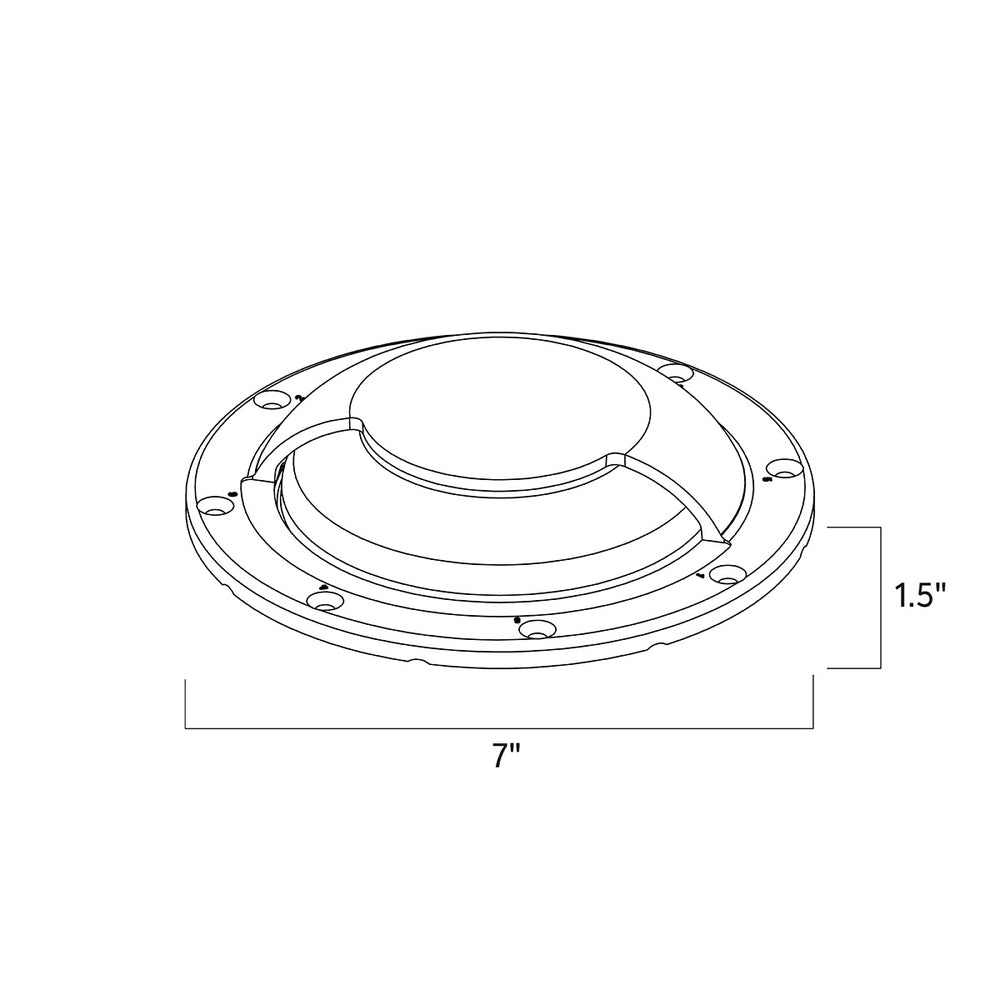 Kichler Canada - 16094CBR - VLO In-Ground Four-Way Top - Accessory - Centennial Brass