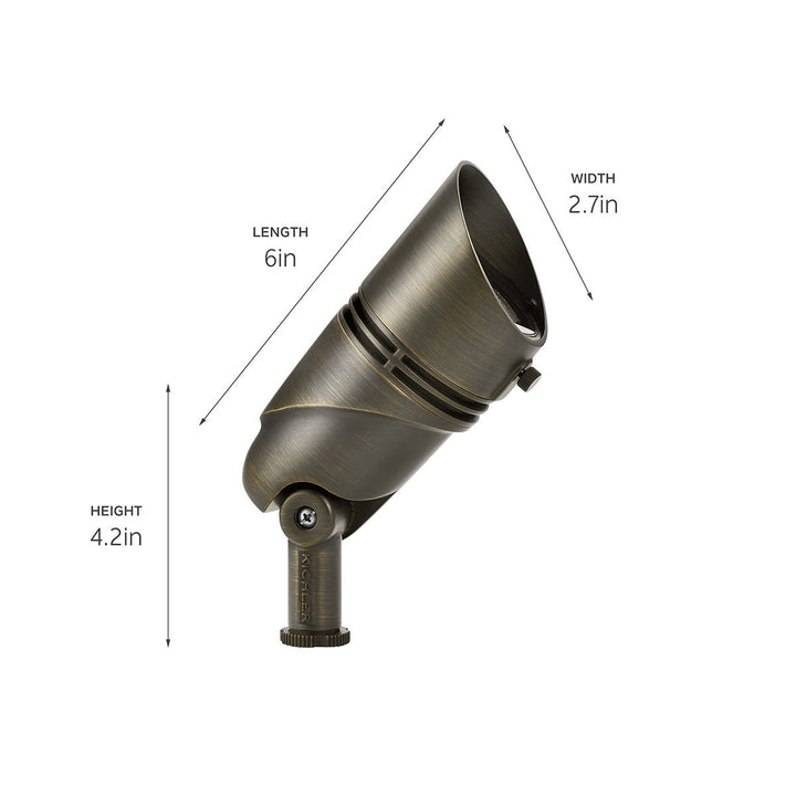 Kichler Canada - 16162CBR27 - LED Accent - Vlo Led Accent - Centennial Brass