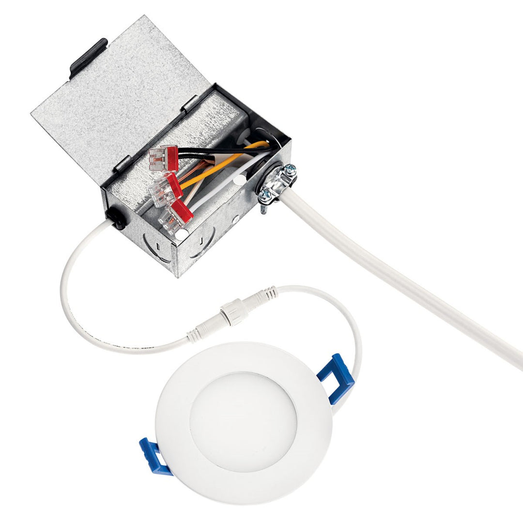Kichler Canada - DLSL05R3090WHT - LED Downlight - Direct To Ceiling Slim - Textured White